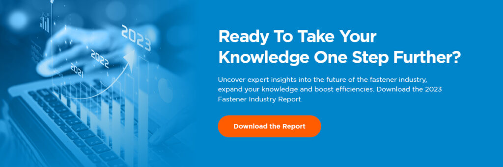 CTA banner for Fastener Industry Report 2023 