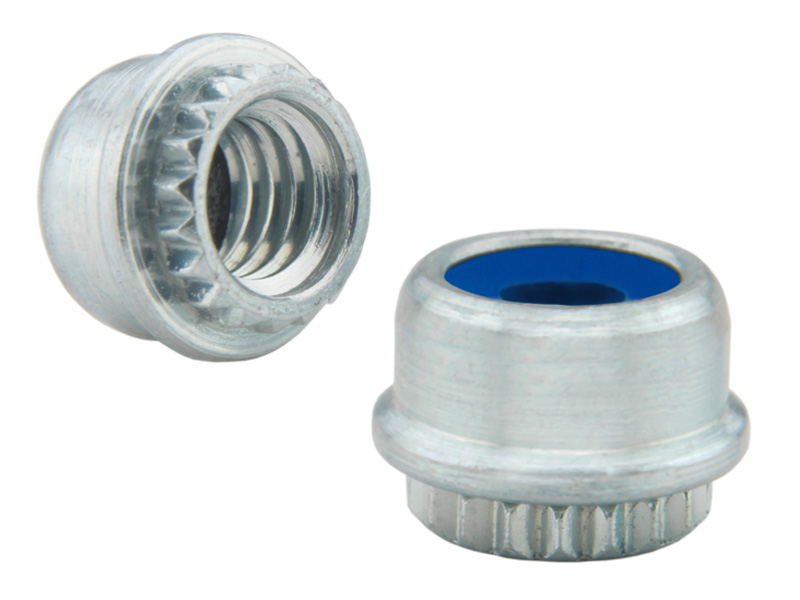 Broaching, nylon lock nut
