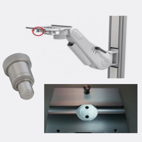 Photo and graphic of PSL2 panel screw in medical equipment