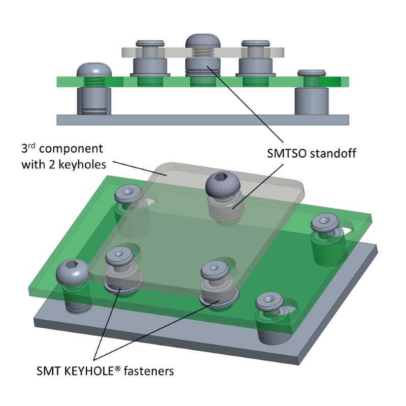 KEYHOLE® Standoffs Features and Applications PEM