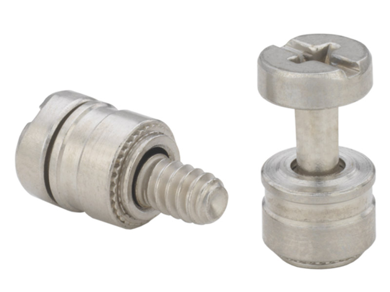 Springless panel fasteners with self-clinching retainers