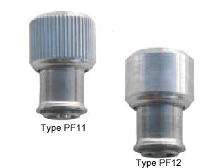 Spring-loaded knob-cap captivated screws in a self-clinching retainer with fully retracting tip