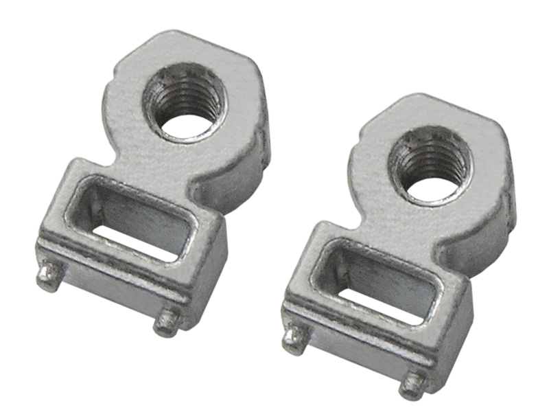 SMT R'ANGLE® fastener with cable-tie through-hole