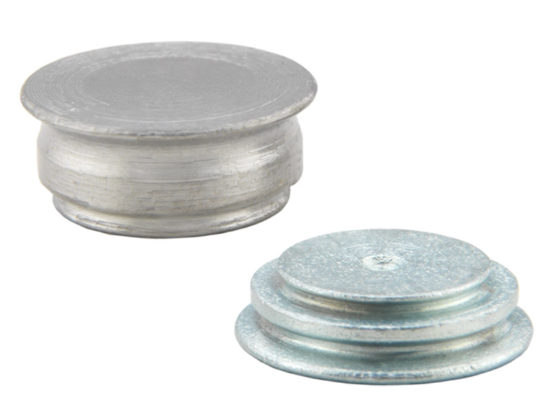 Two lengths of self-clinching SPOTFAST® fasteners
