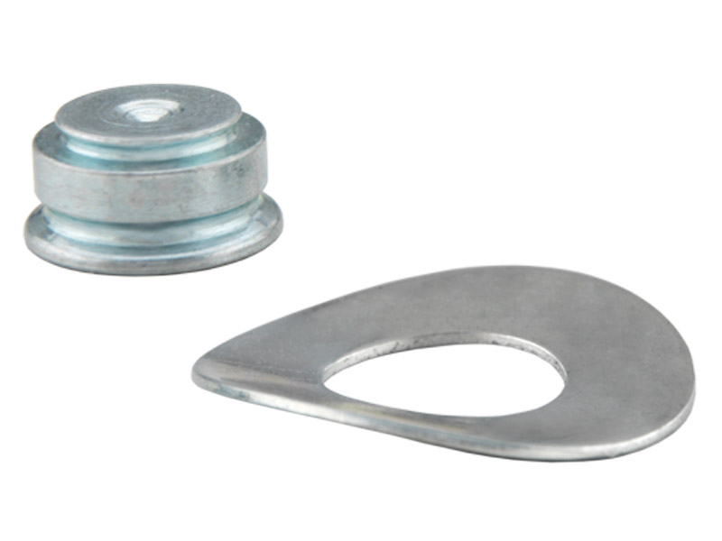Self-clinching SPOTFAST® fastener with washer for hinging joints